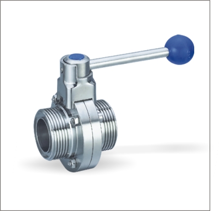 卫生级螺纹式蝶阀